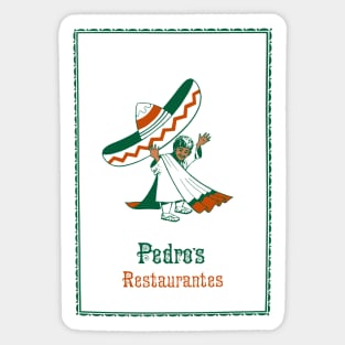 Pedro's Restaurantes Sticker